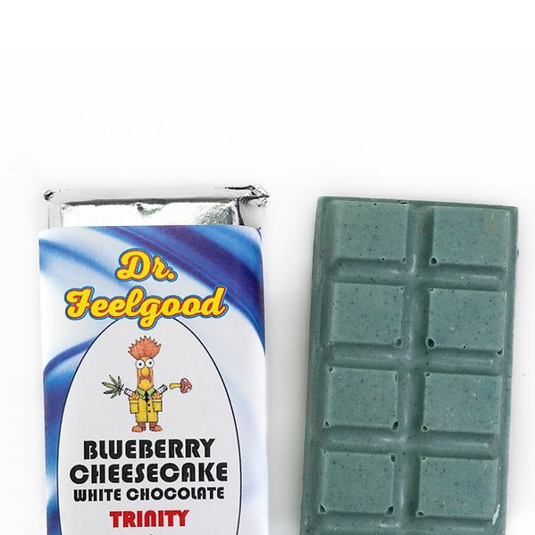 Blueberry Cheesecake Psilocybin Chocolate Bar - Dr Feelgood